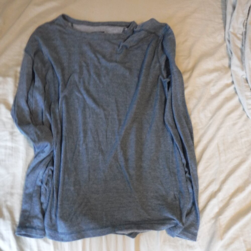 Prana Mens Blue Size XL Long Sleeve Shirt